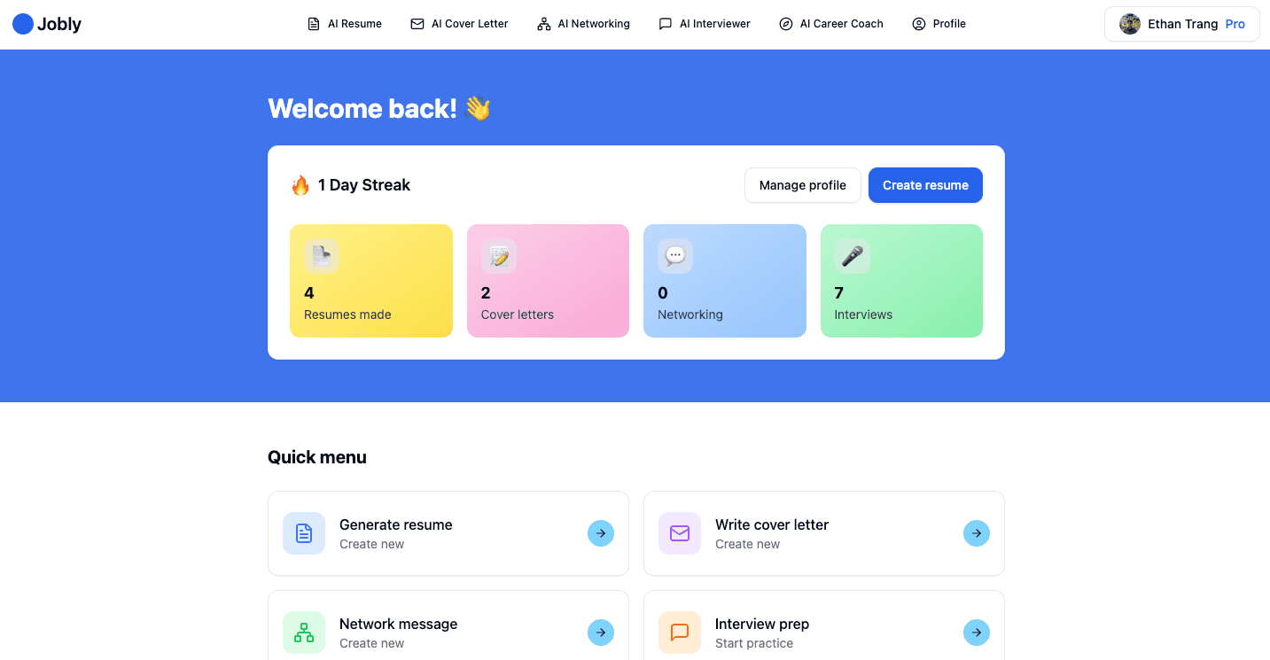 Career App Features